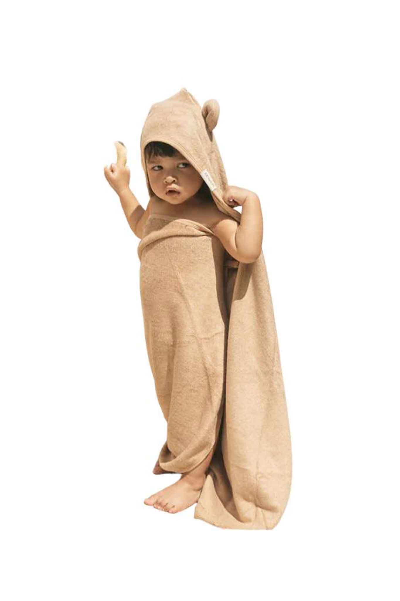 joey&mom hooded towel