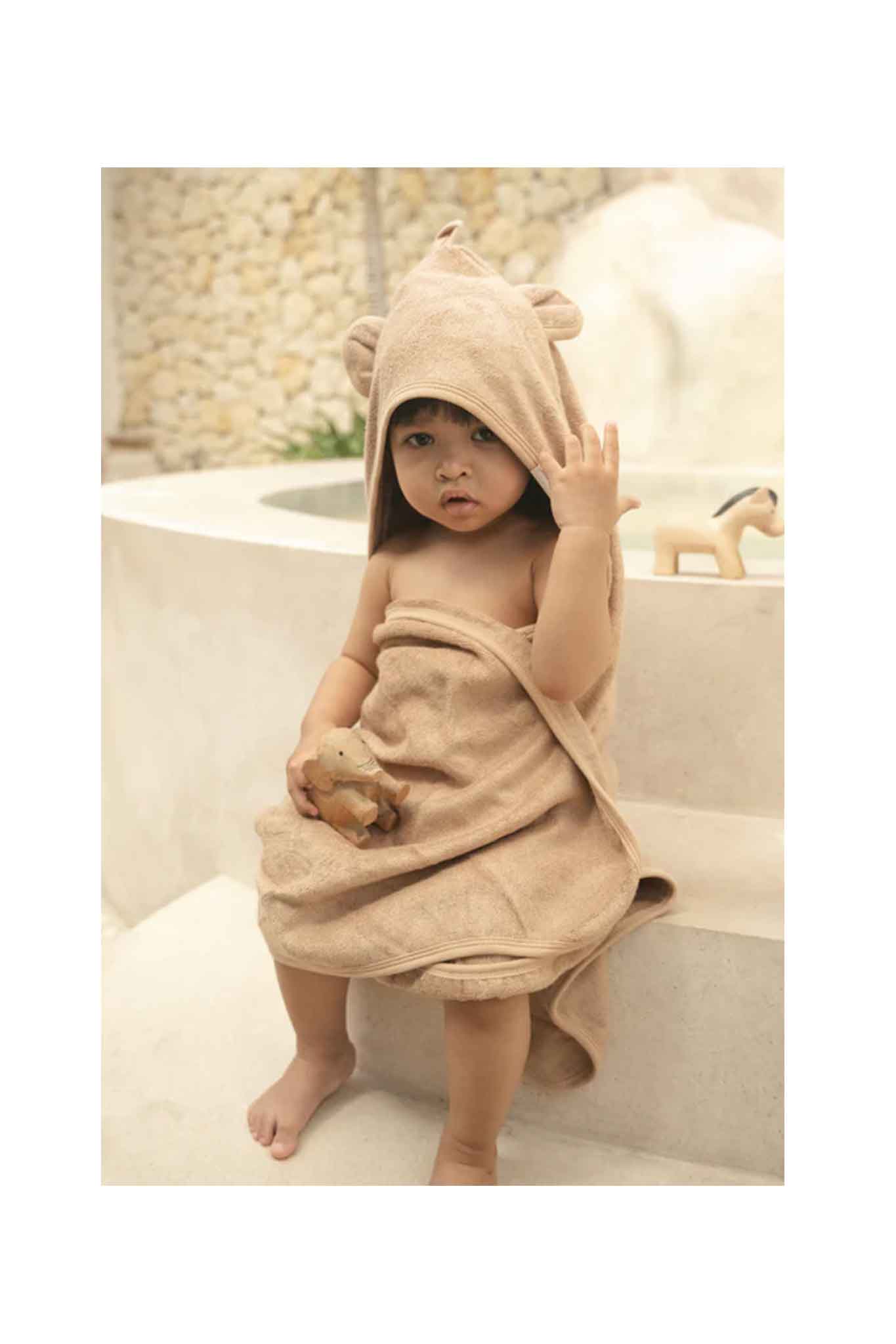 joey&mom hooded towel