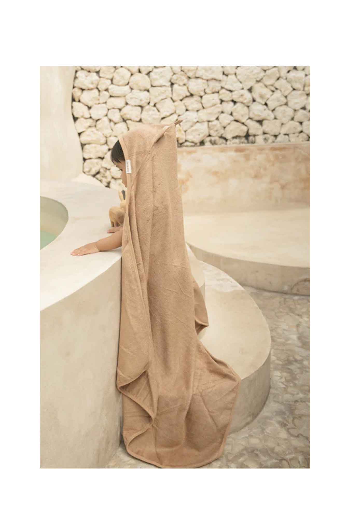 joey&mom hooded towel