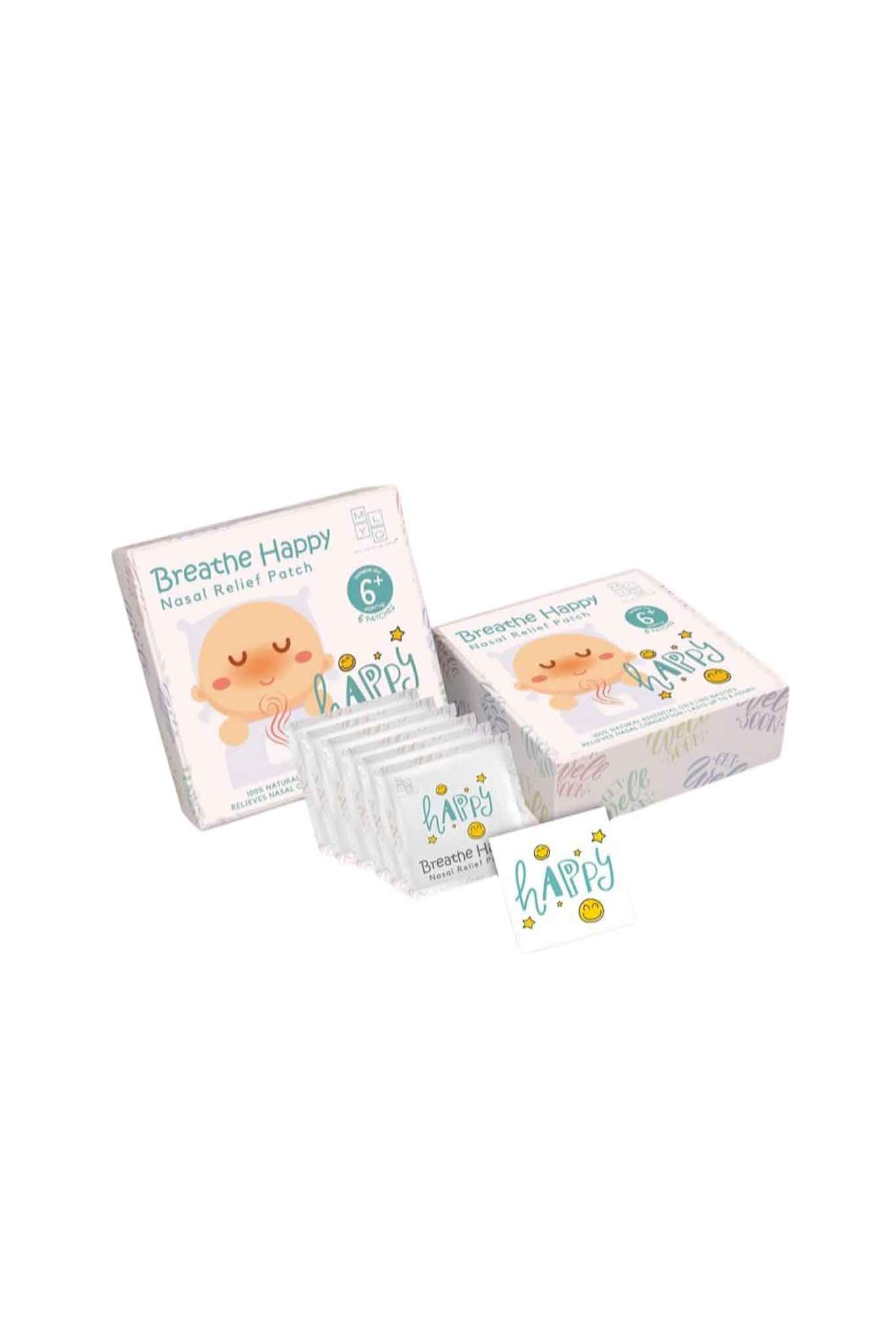 mylo breathe happy nasal relief patch 6s