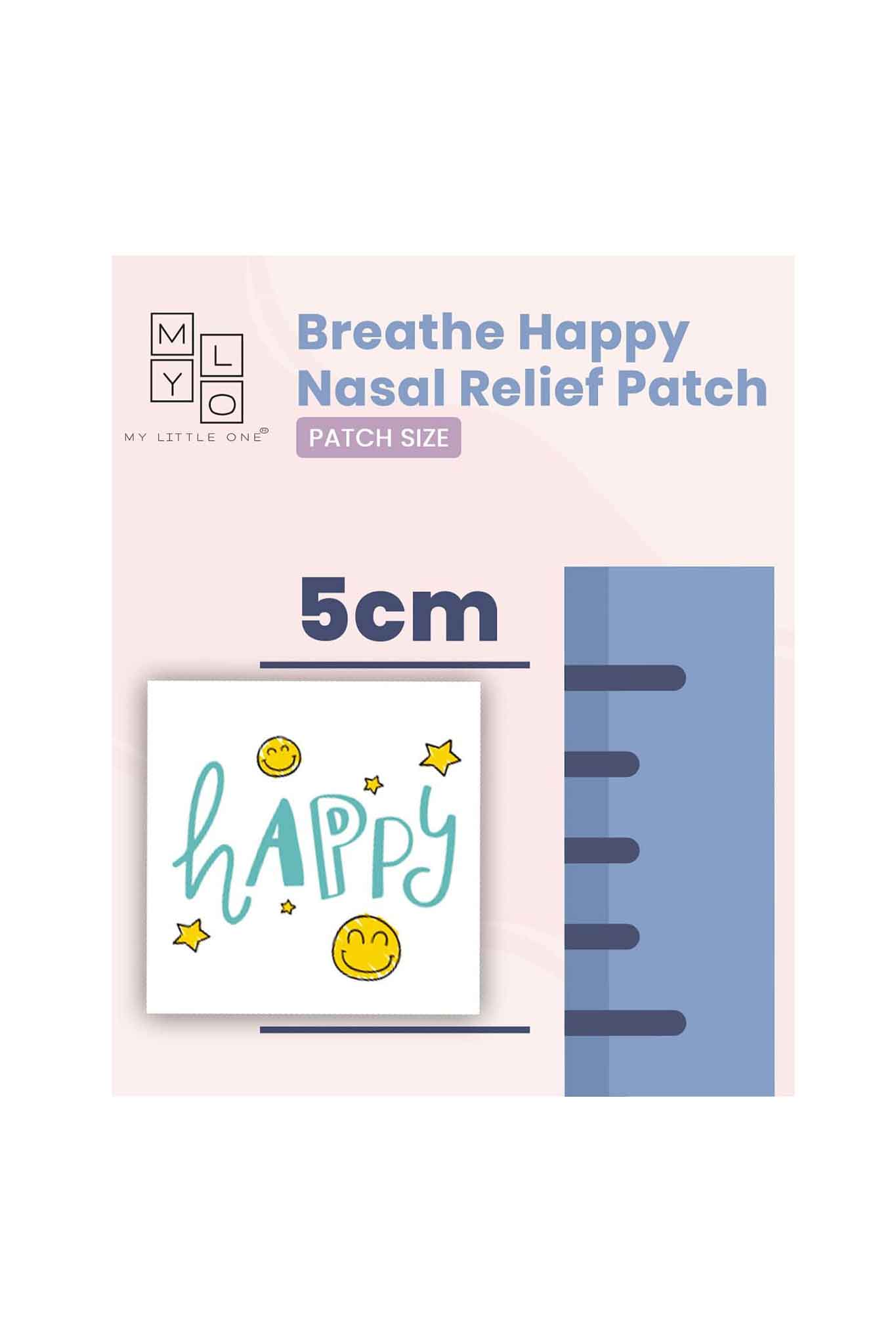 mylo breathe happy nasal relief patch 6s
