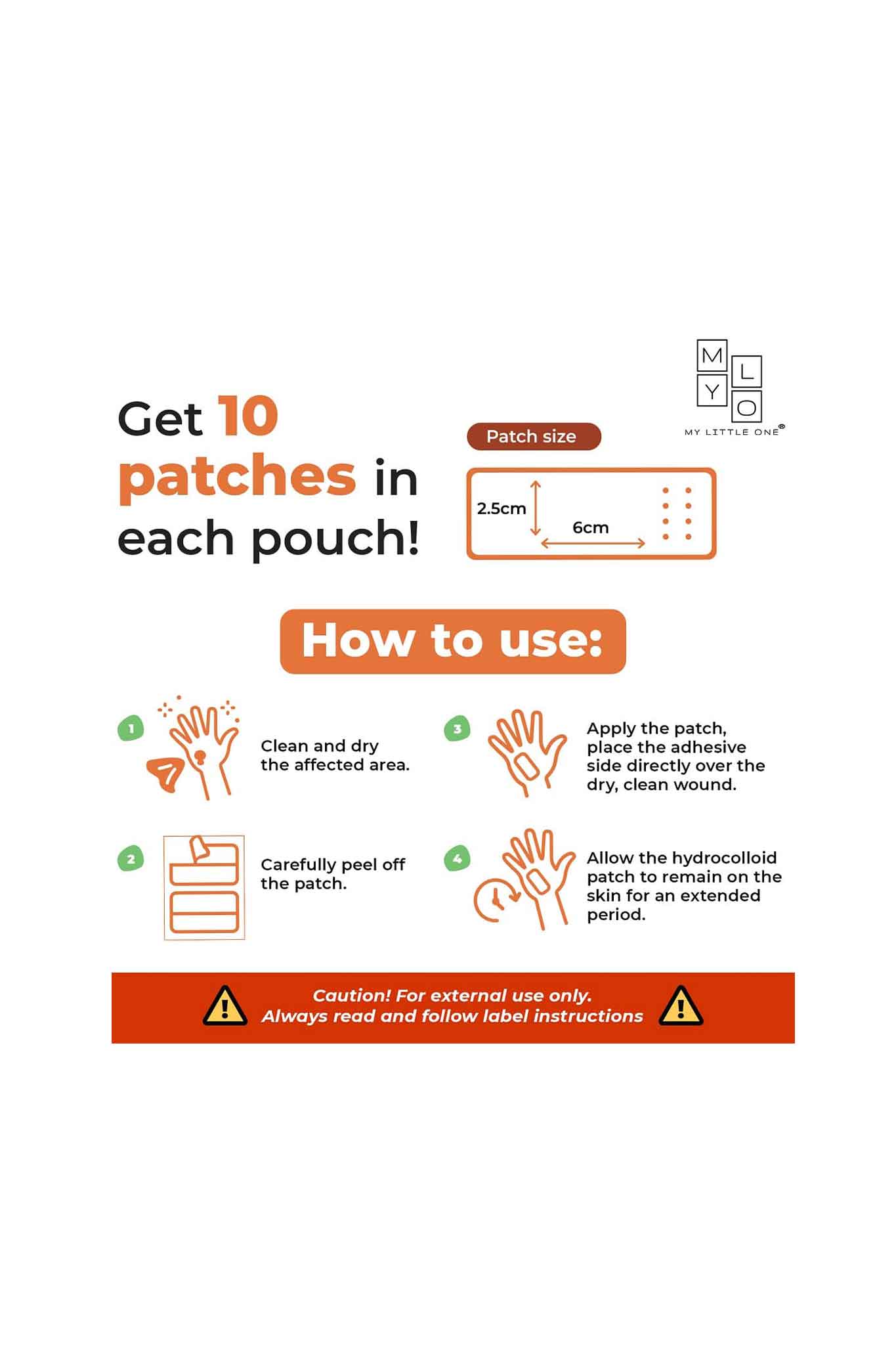 mylo scratchguard relief patch 10s