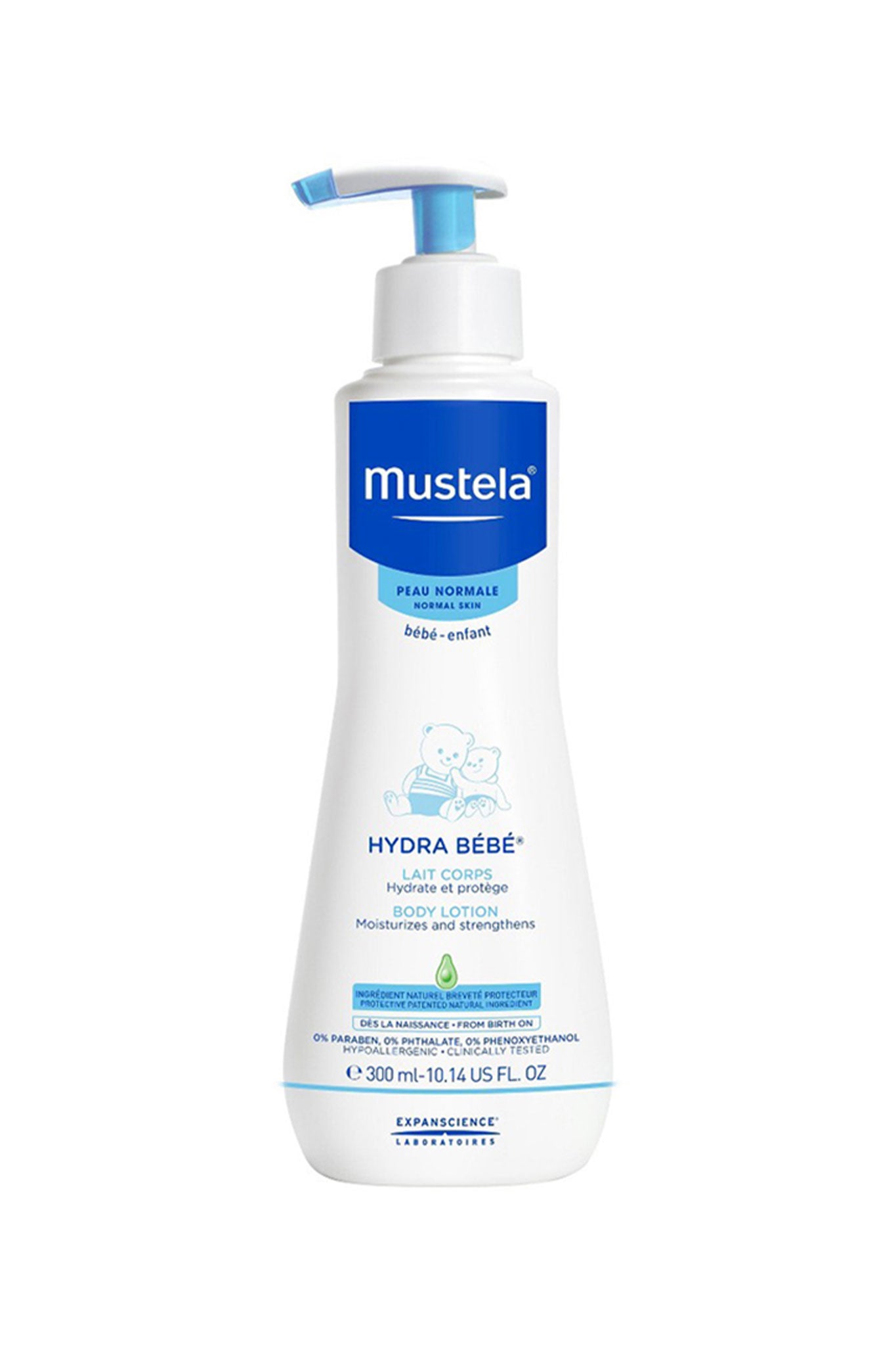 mustela hydra bebe body lotion with organically farmed avocado 300ml