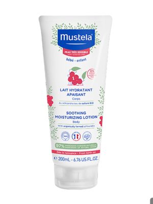 mustela soothing moisturizing lotion with organically farmed schisandra 200ml