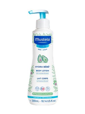mustela hydra bebe body lotion with organically farmed avocado 300ml