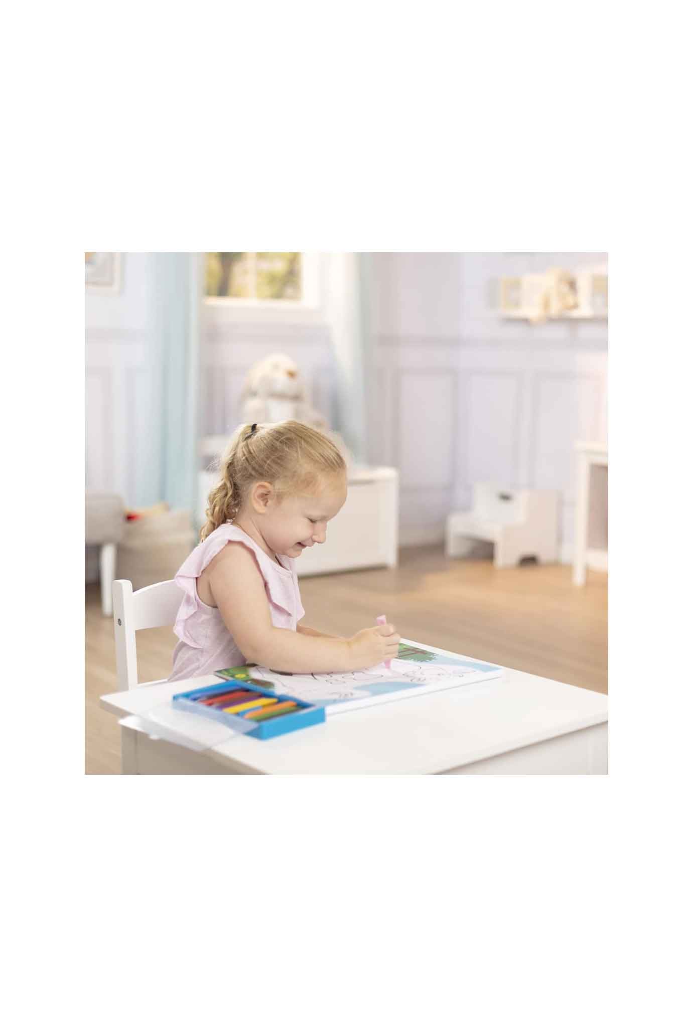 melissa & doug dot to dot abc colouring pad farm