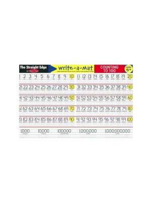 melissa & doug learning mat count to 100 write a mat