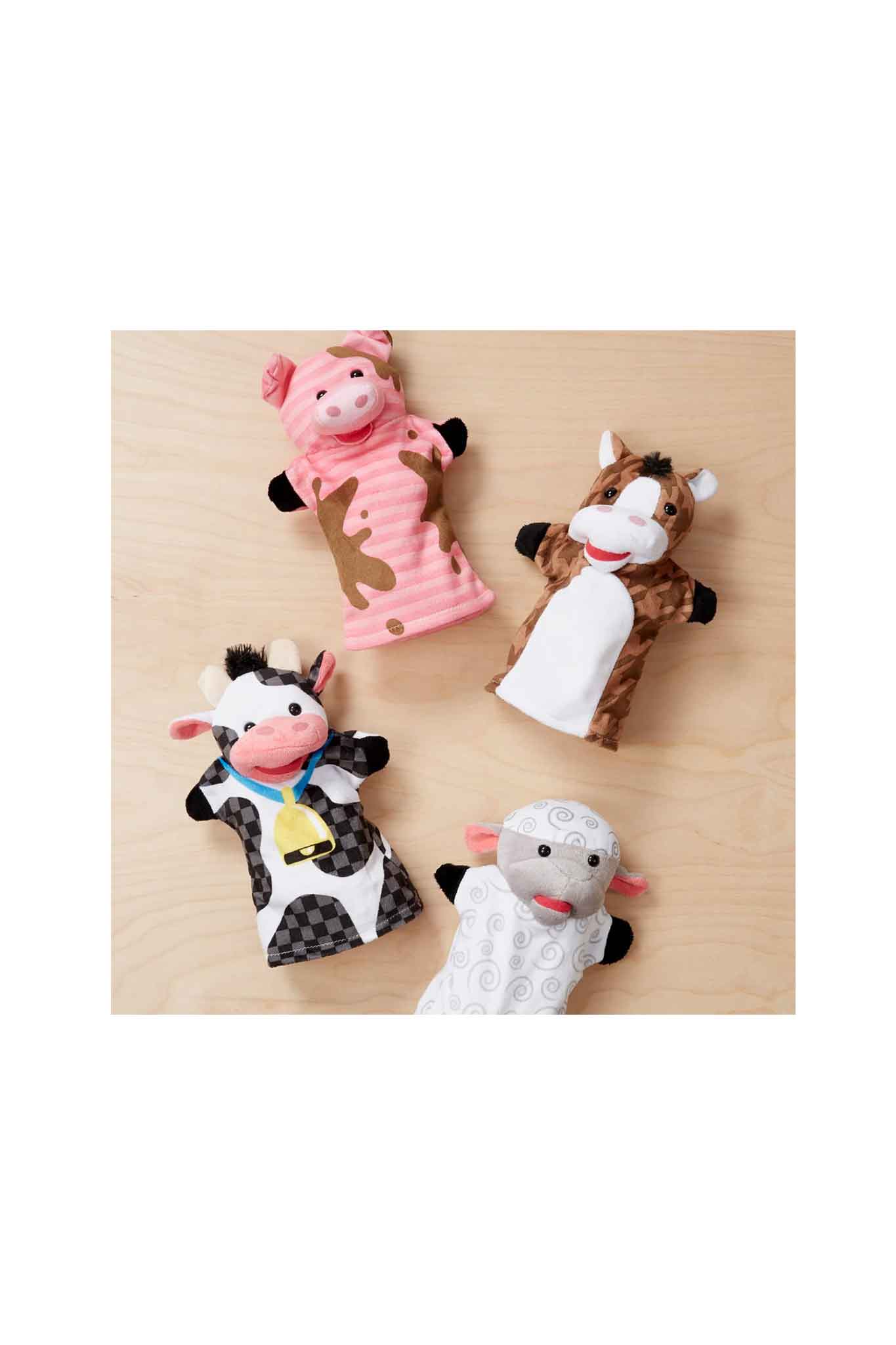 melissa & doug puppets farm friends