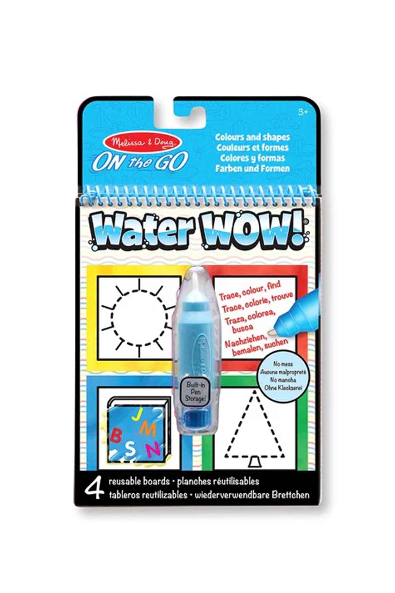 melissa & doug water wow! colors & shapes