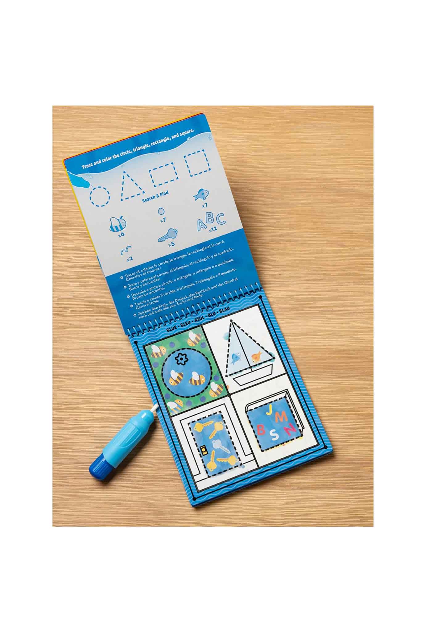melissa & doug water wow! colors & shapes