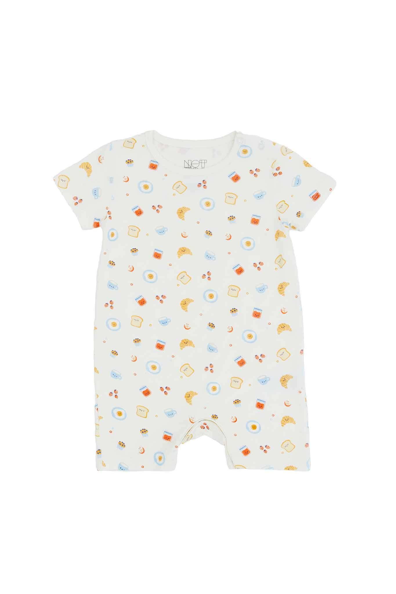 not too big breakfast bunch bamboo romper 2 packs