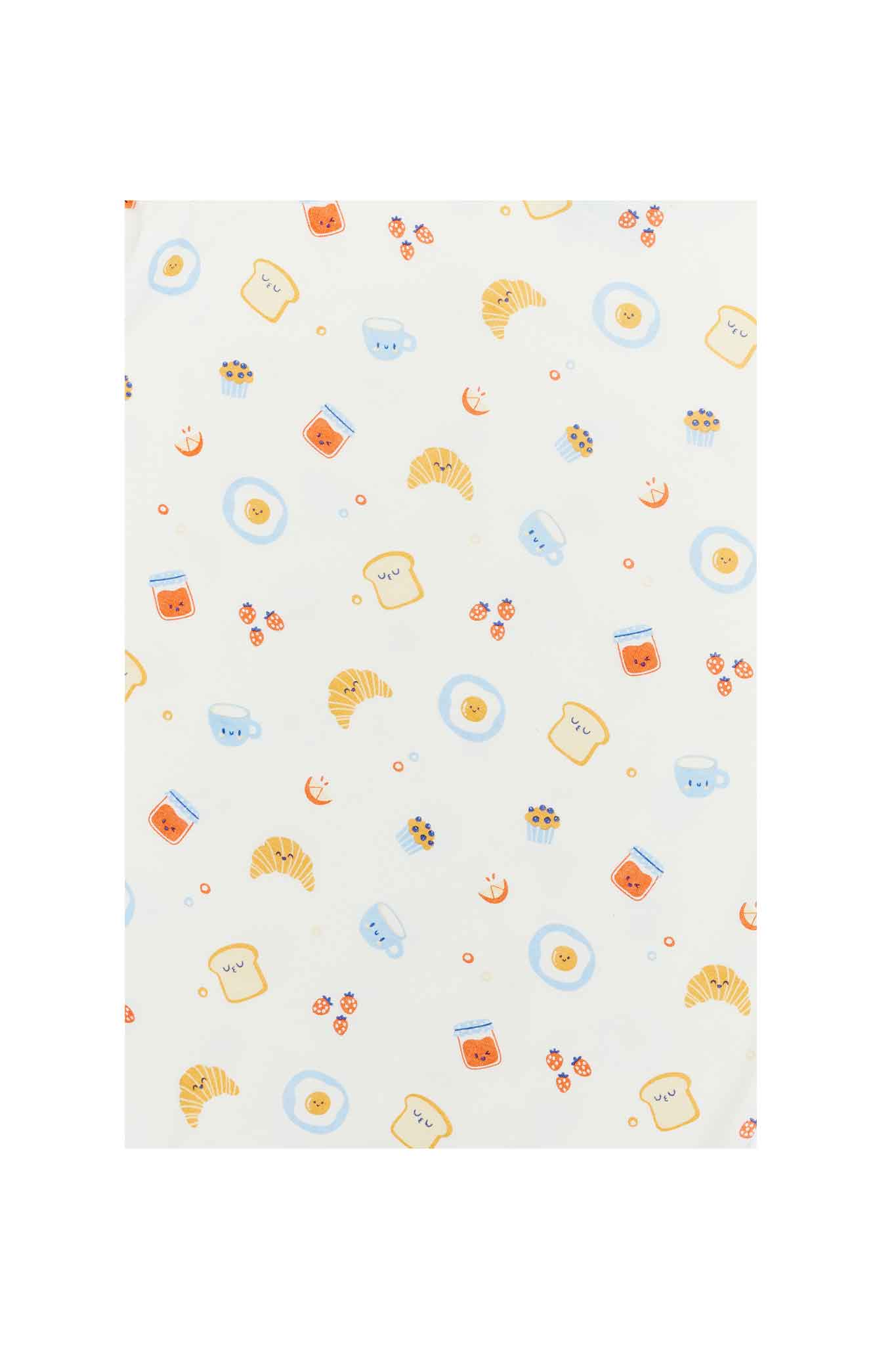 not too big breakfast bunch bamboo romper 2 packs