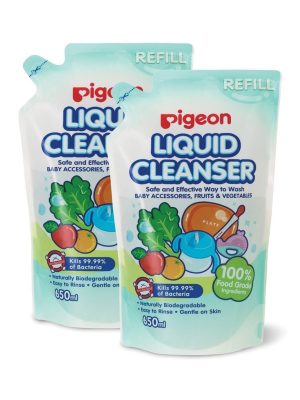 pigeon bottle & vegetable cleanser refill 650ml (2 pack)