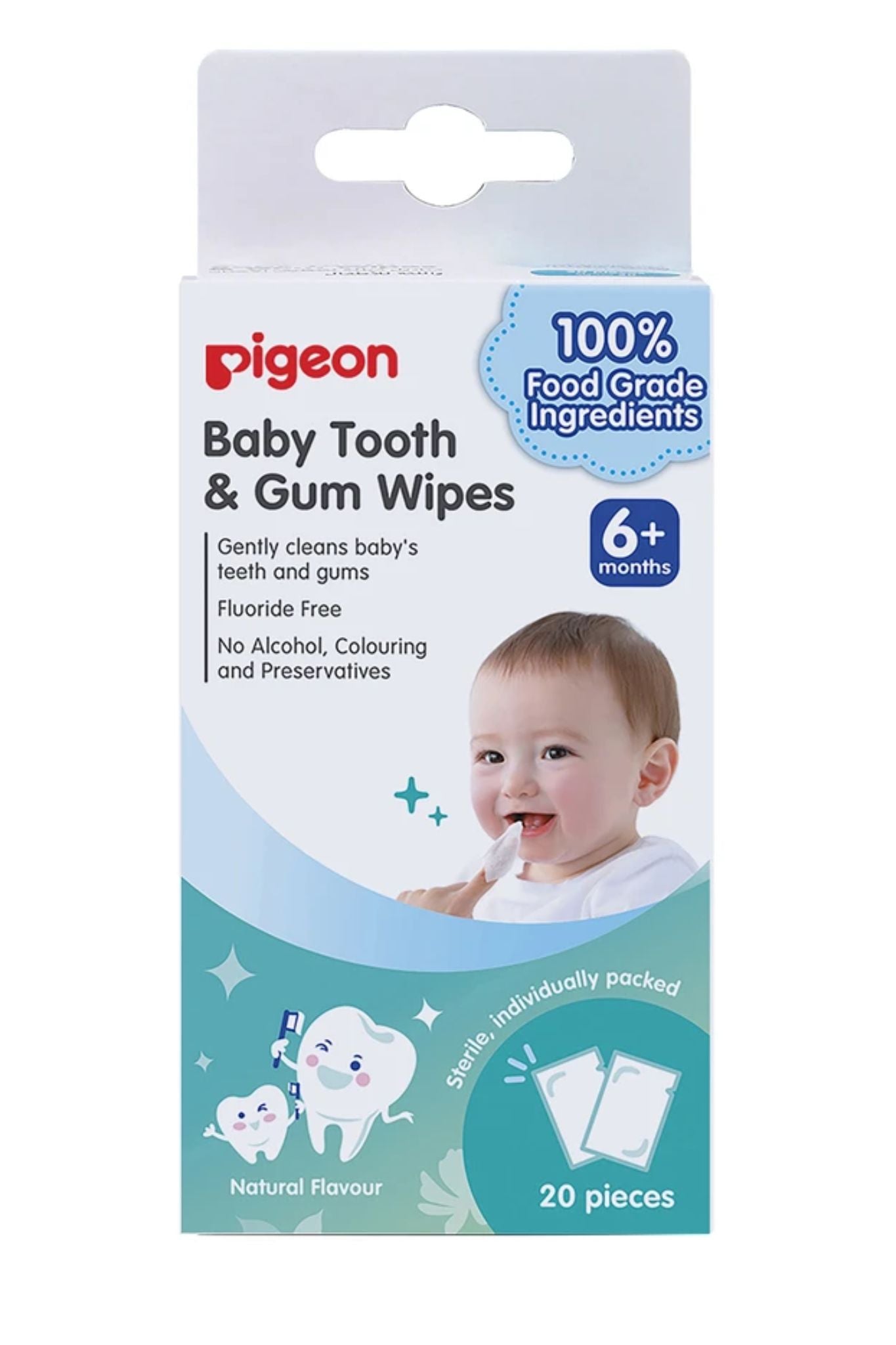 pigeon tooth & gum wipes