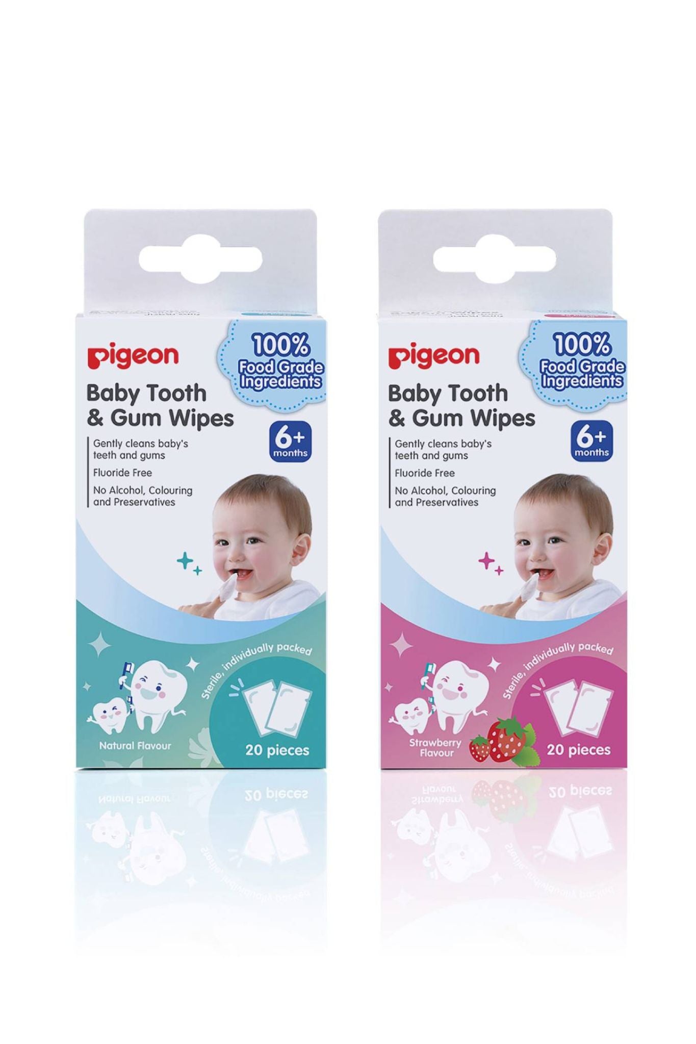 pigeon tooth & gum wipes