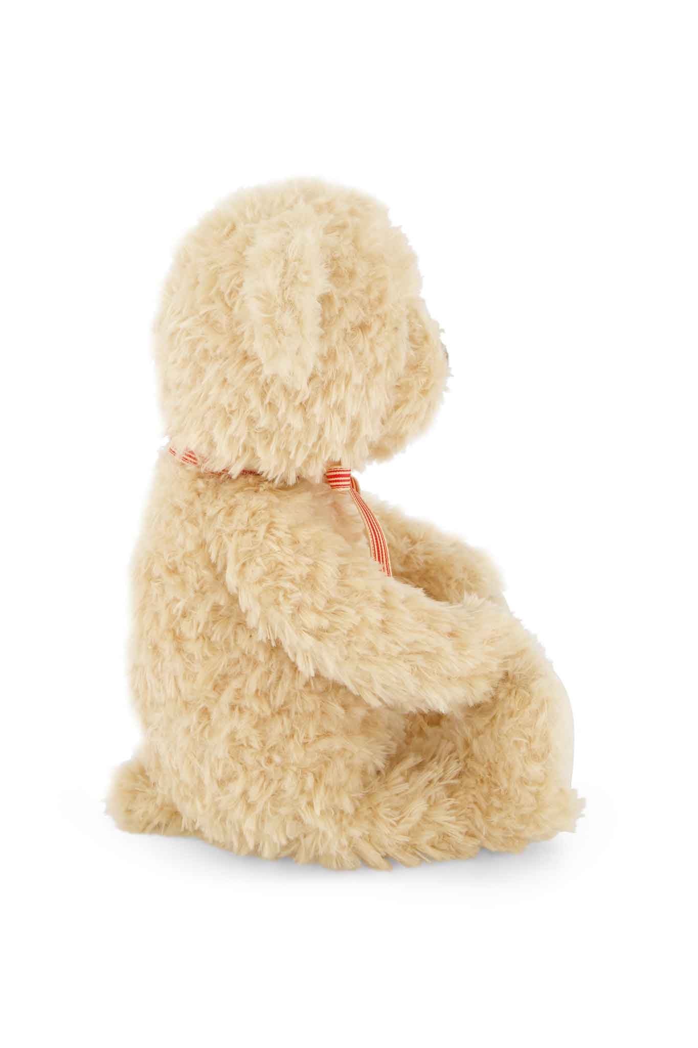 snuggle bunnies arthur the bear red stripe ribbon bow