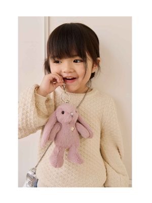 snuggle bunnies penelope the bunny keyring periwinkle