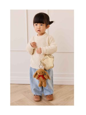 snuggle bunnies penelope the bunny keyring toffee
