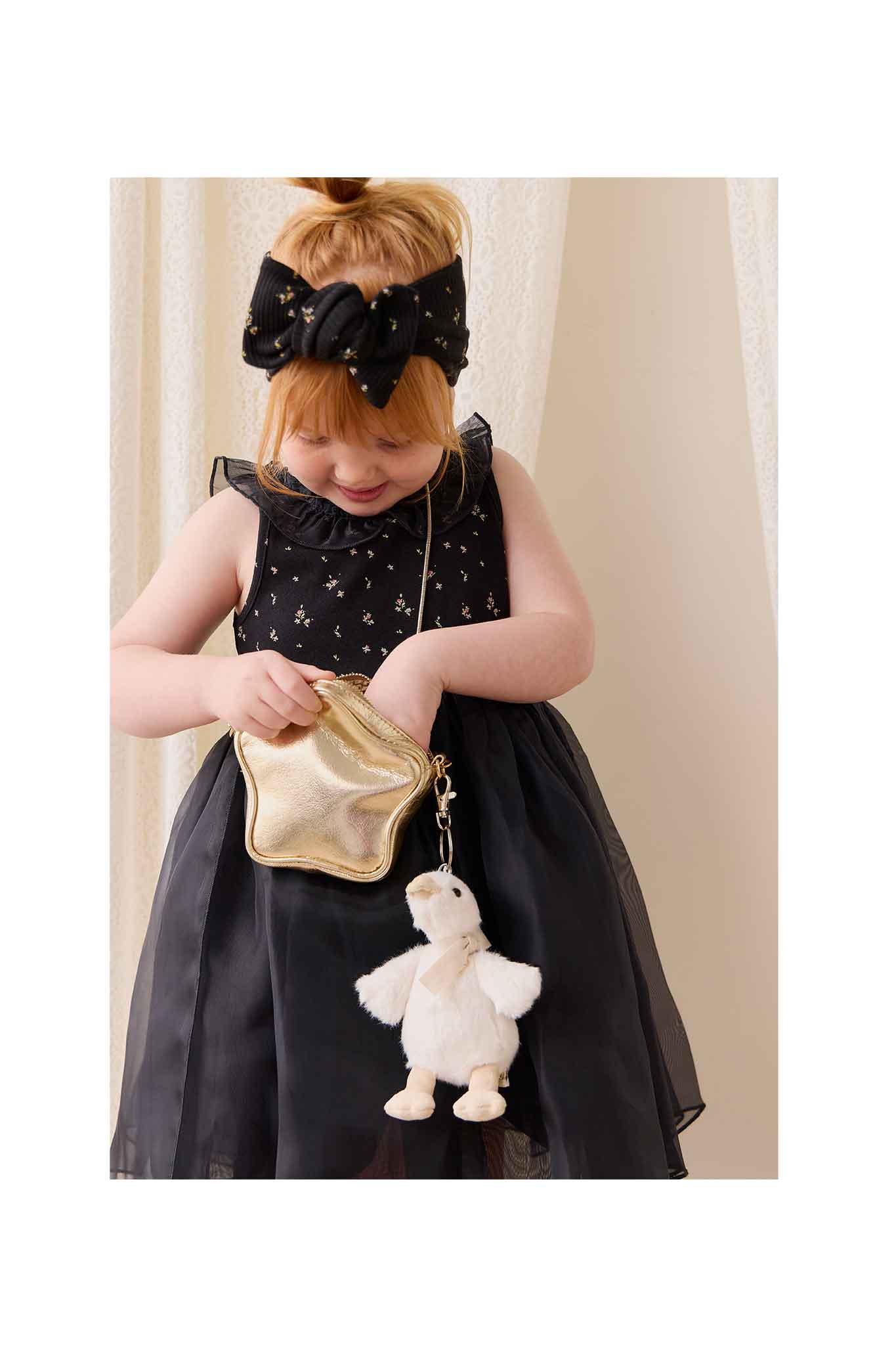 snuggle bunnies rosie the duck keyring neck bow