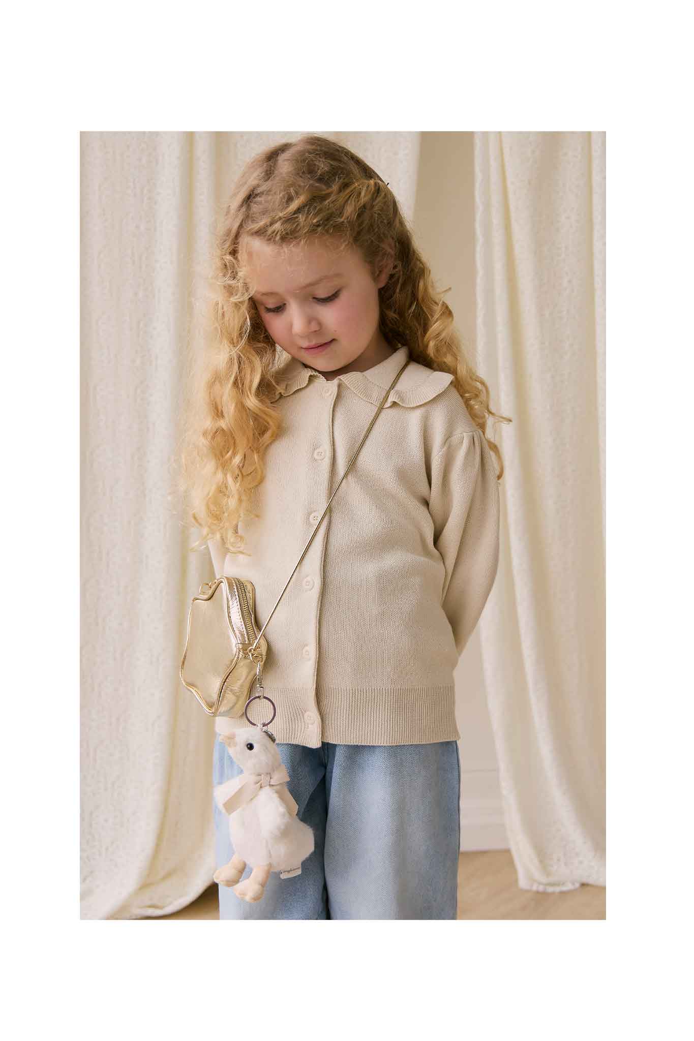 snuggle bunnies rosie the duck keyring neck bow