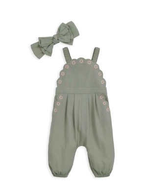 mamas & papas scallop dungaree