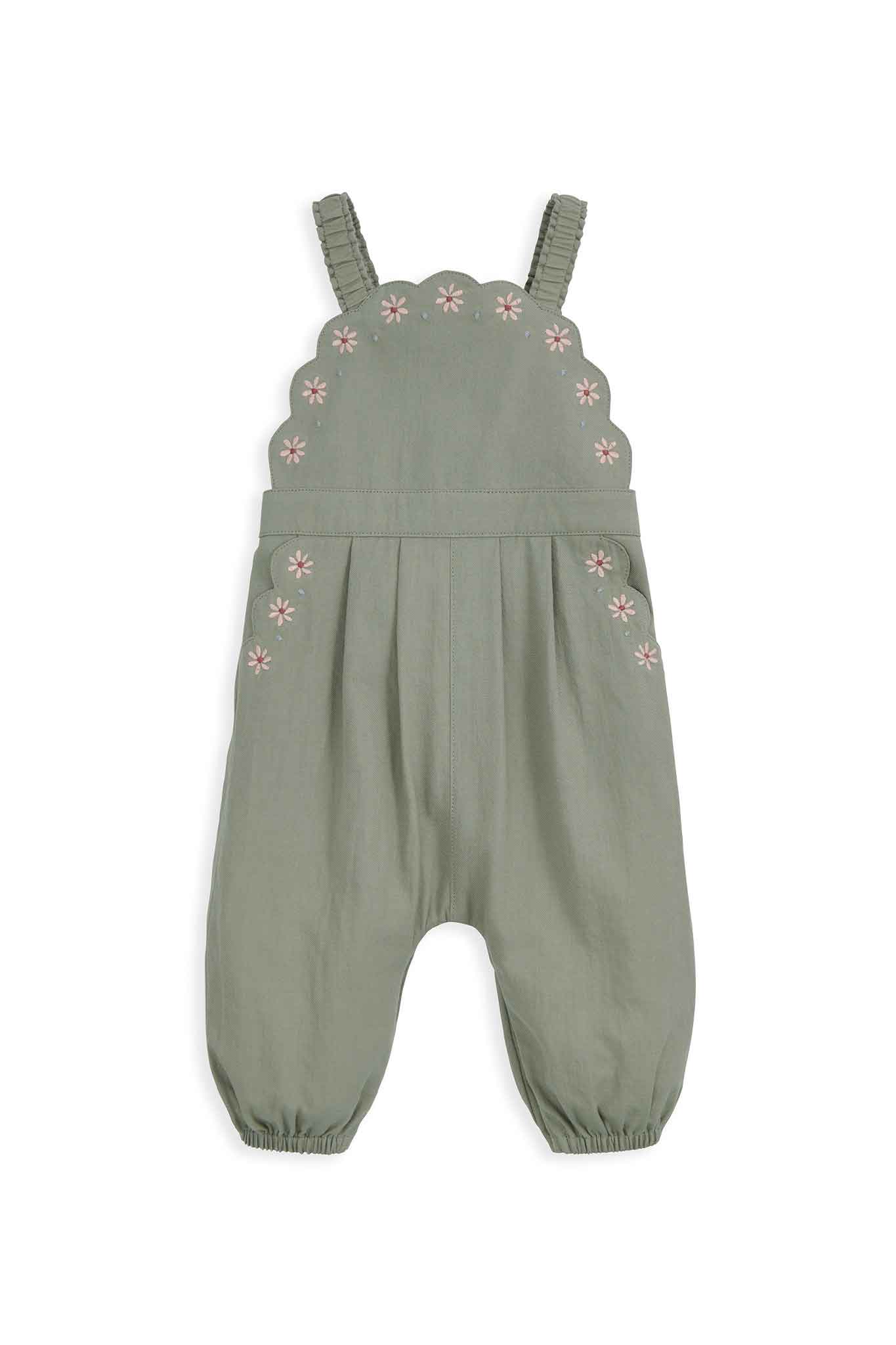 mamas & papas scallop dungaree