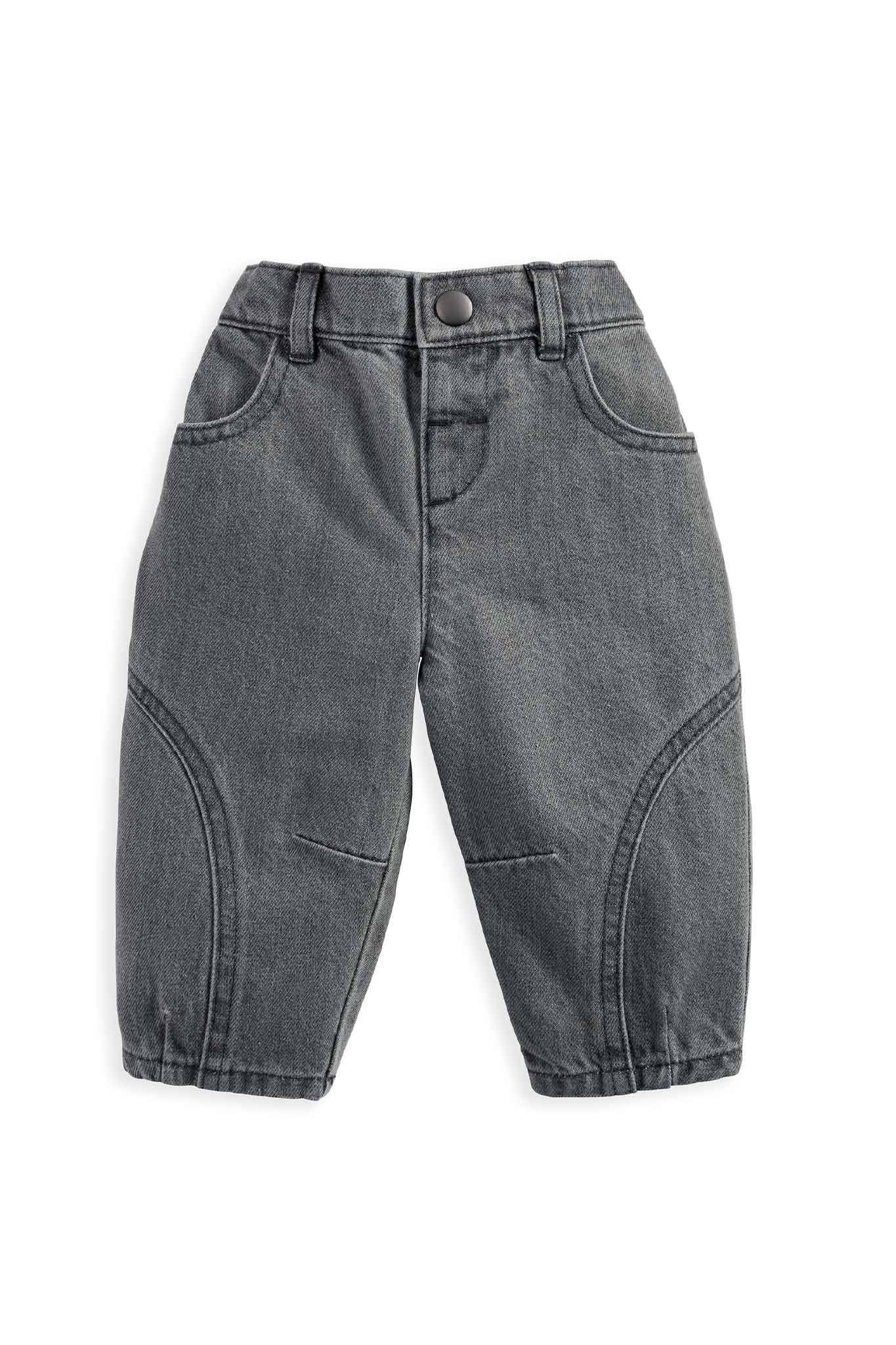 mamas & papas charcoal barrel leg jean
