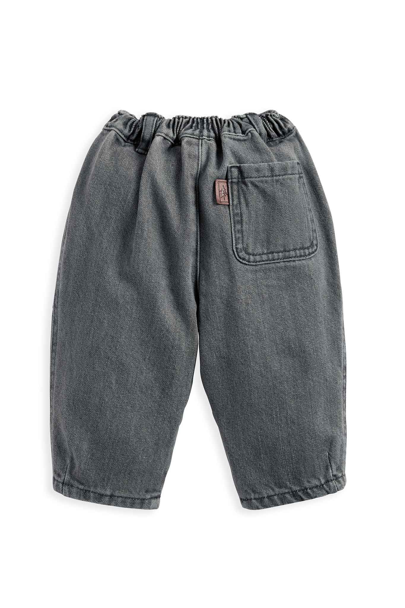 mamas & papas charcoal barrel leg jean