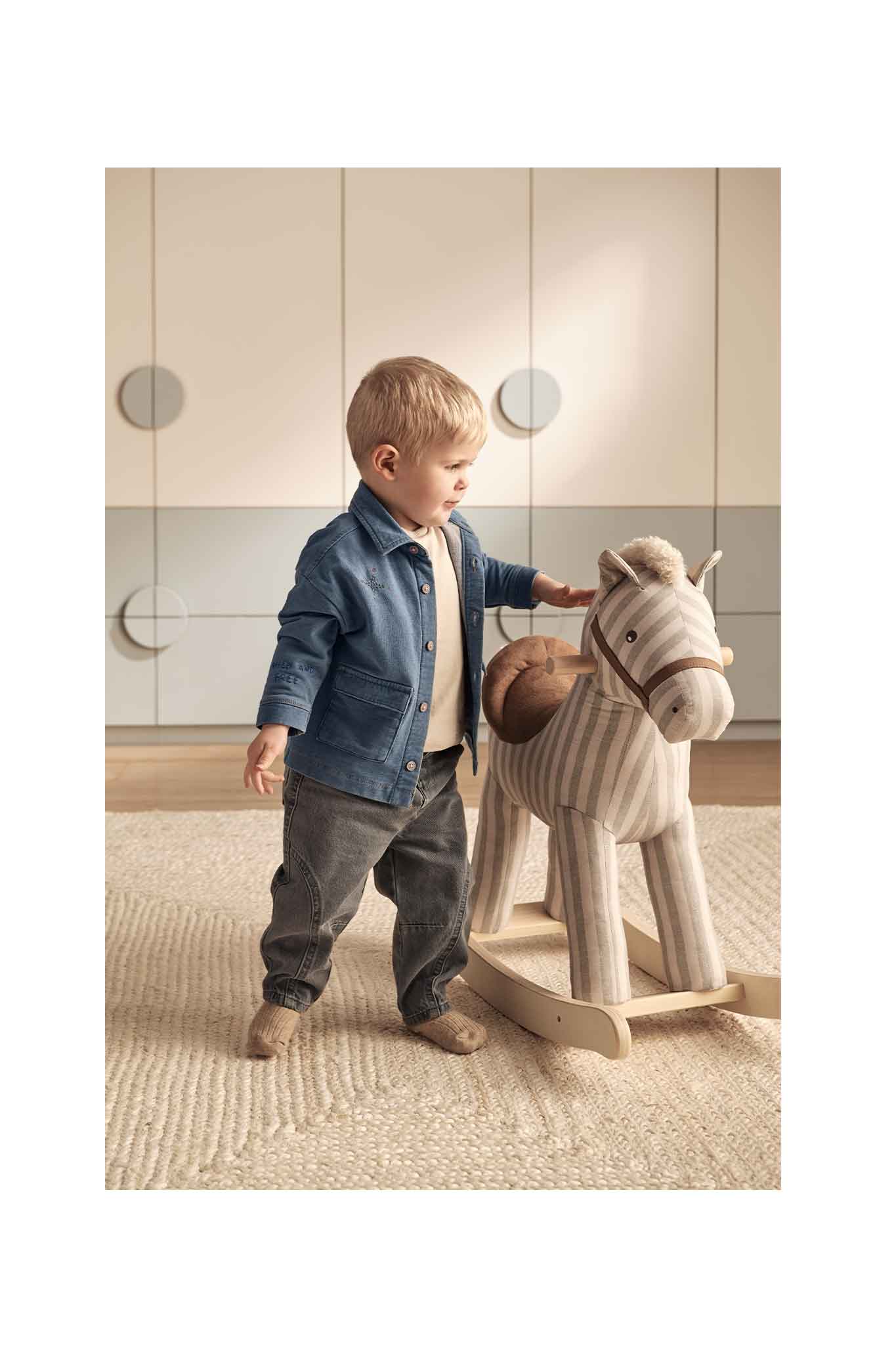mamas & papas charcoal barrel leg jean