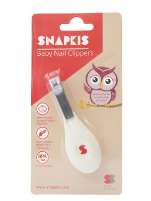 snapkis bath accessories nail clipper baby white