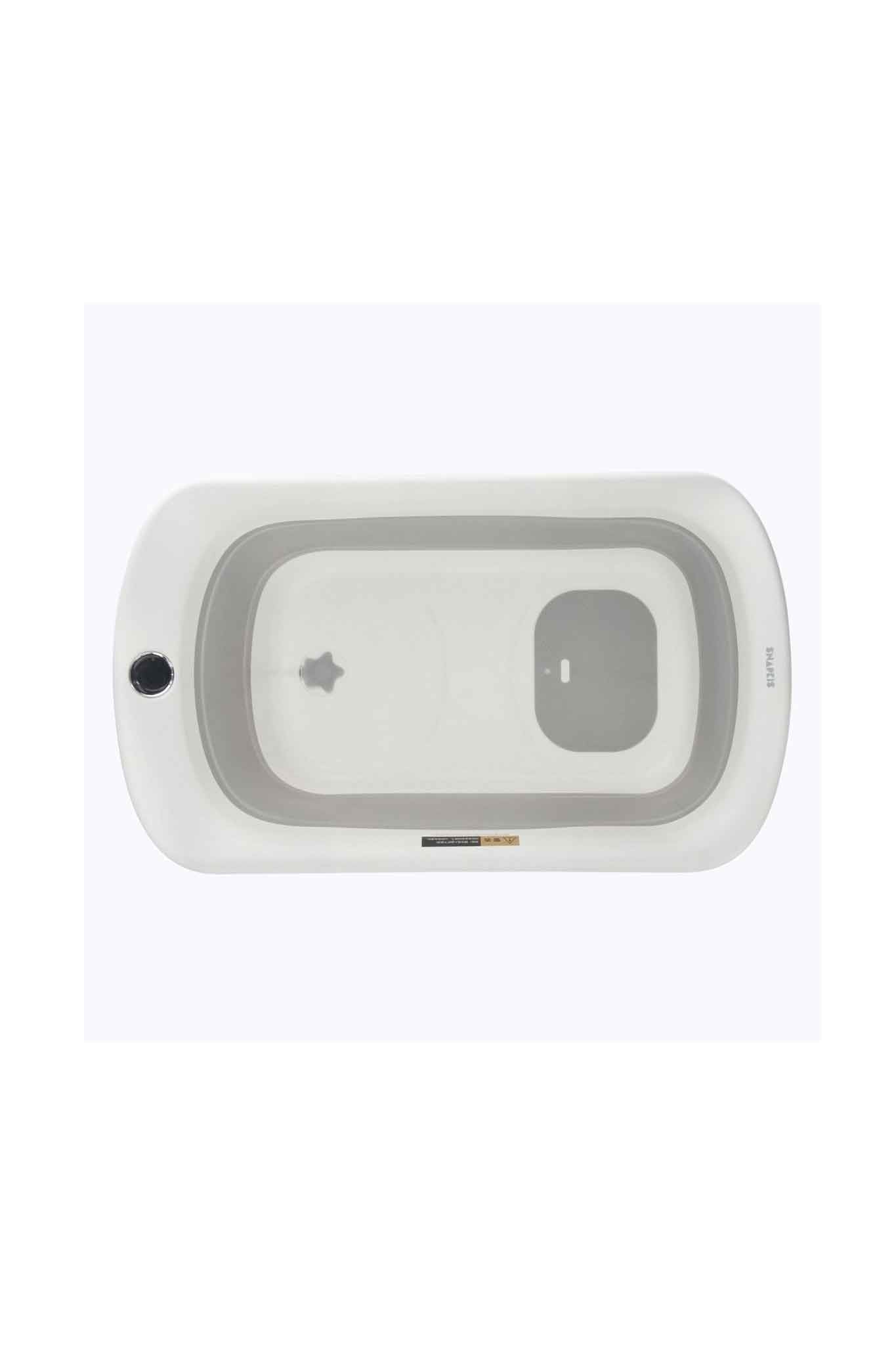 snapkis bathtub foldable grey
