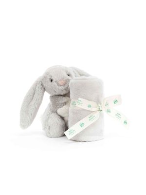 jellycat bashful silver bunny soother