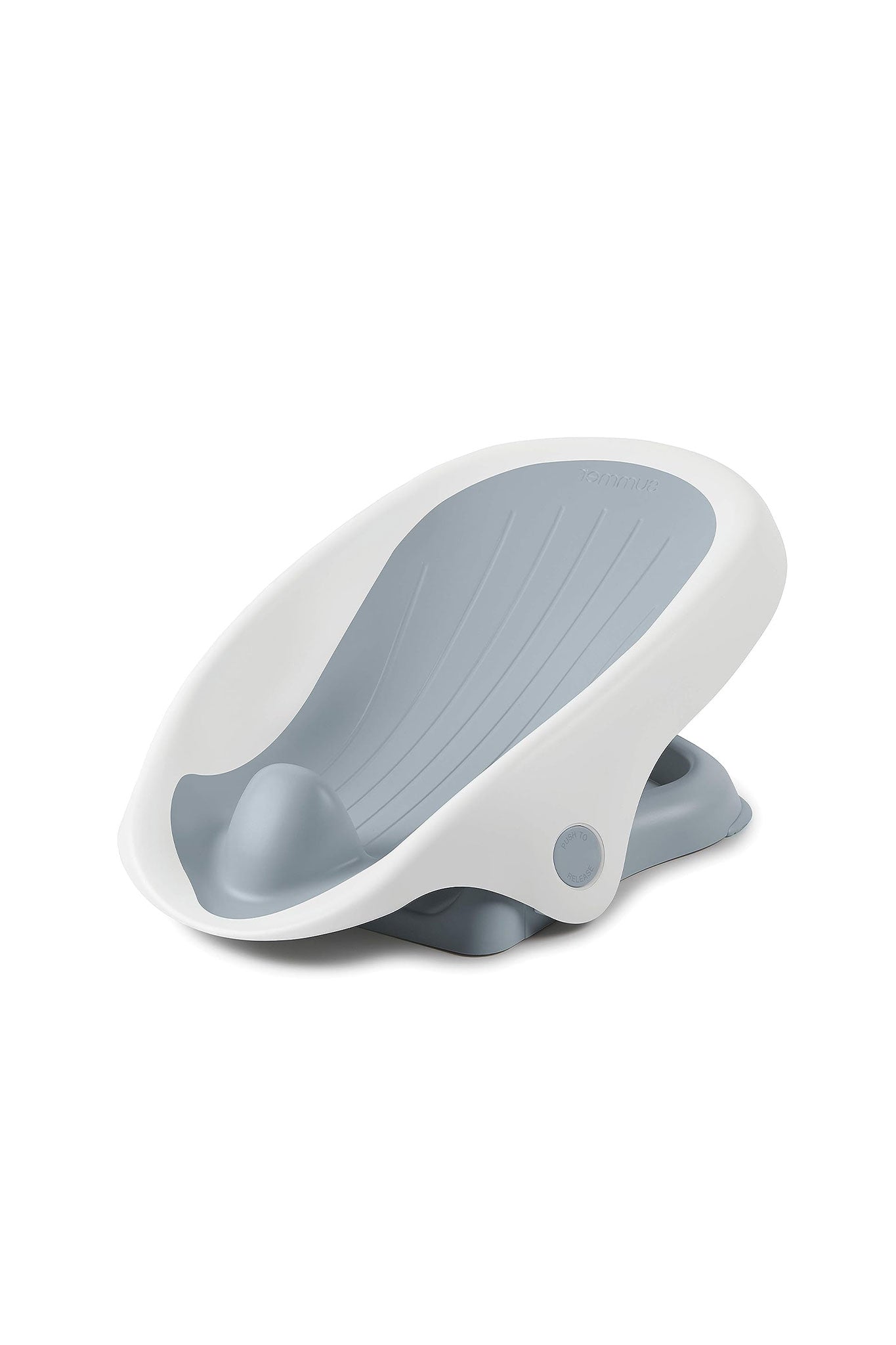 summer bath support clean rinse baby bather grey