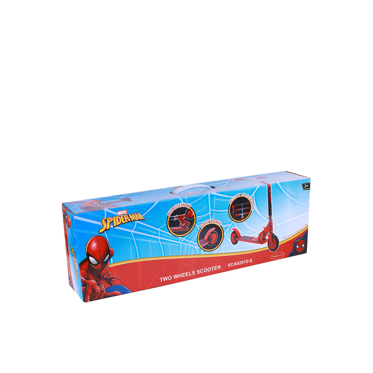 mesuca 2 wheel scooter spiderman