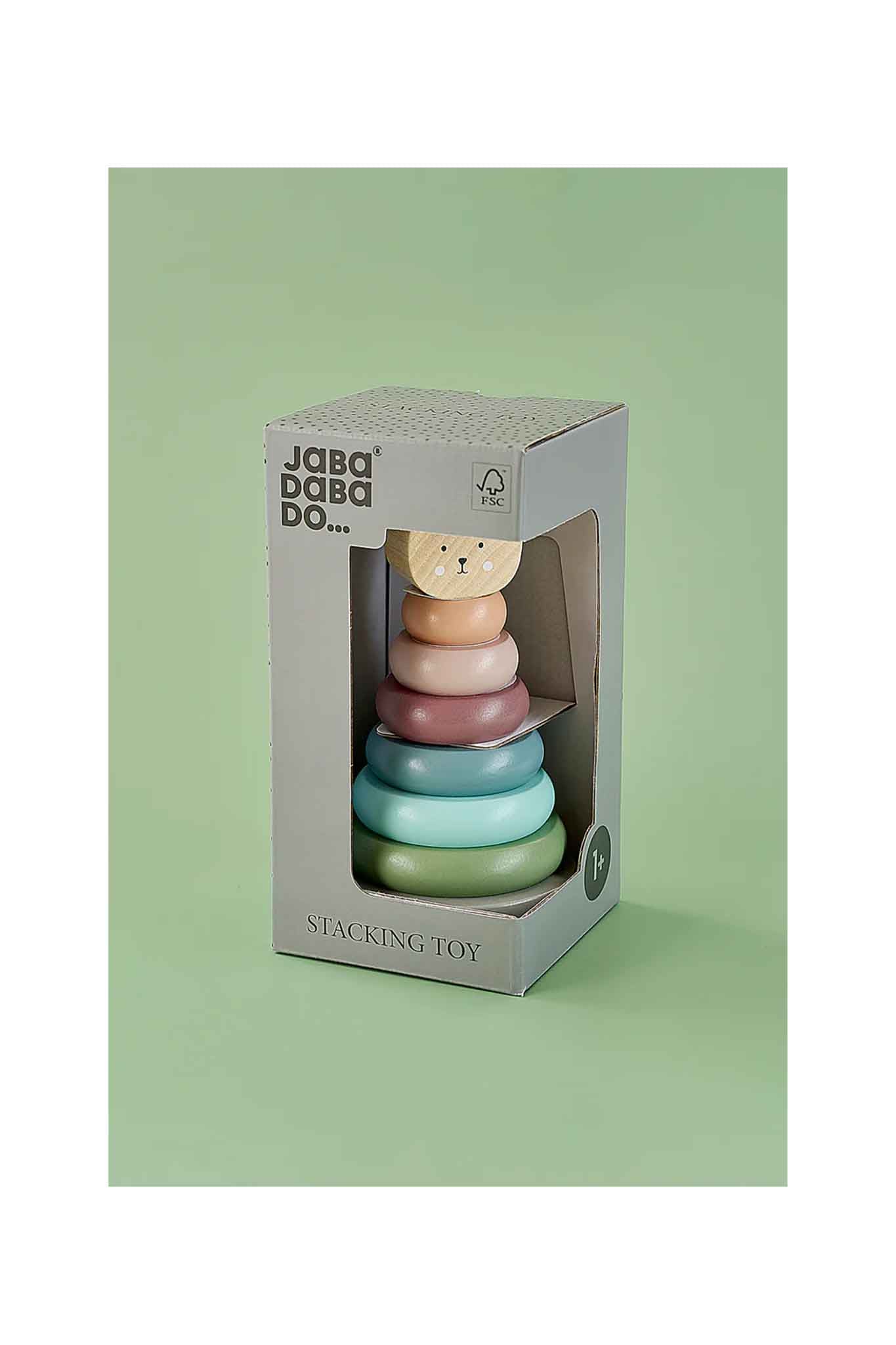 jabadabado stacking toy teddy