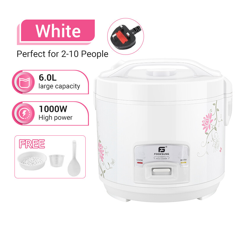 6L Non-Stick Rice Cooker 10 People Capacity Classic Style with Steamer Multifunction 電飯鍋 多功能鍋 - Image 13