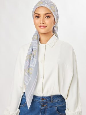marny square scarf light grey