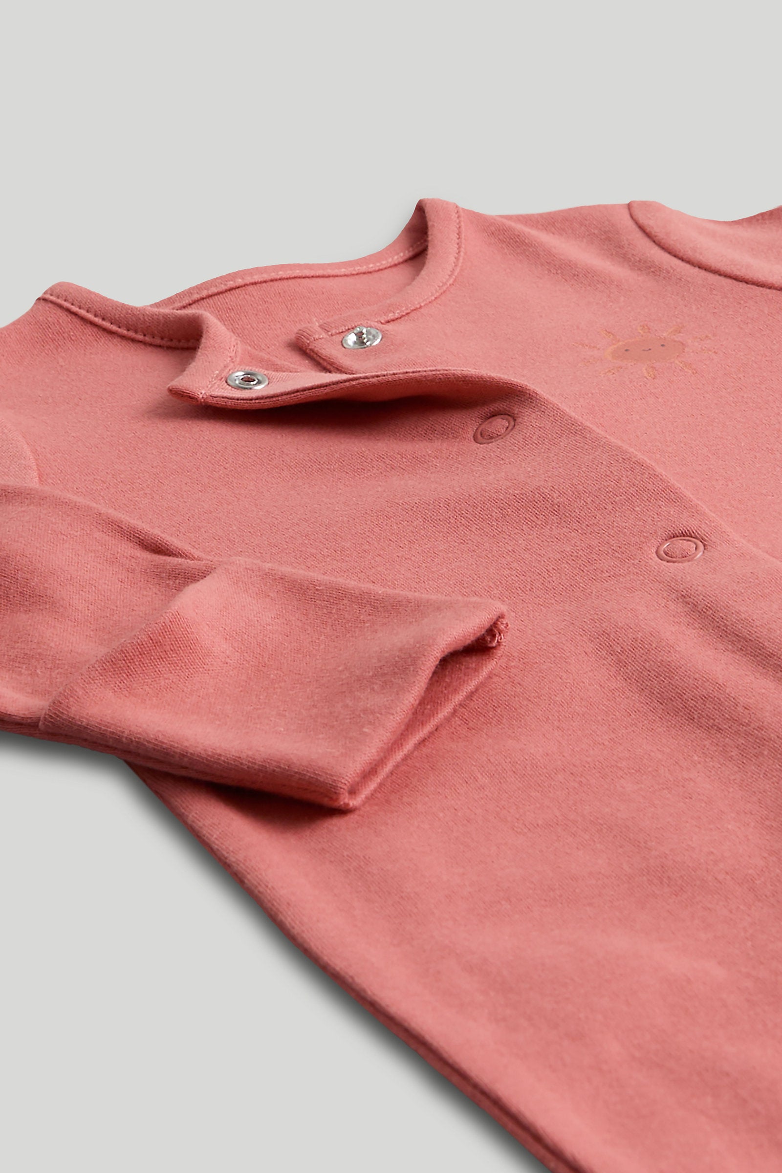 mothercare 3 pack strawberry sleepsuits