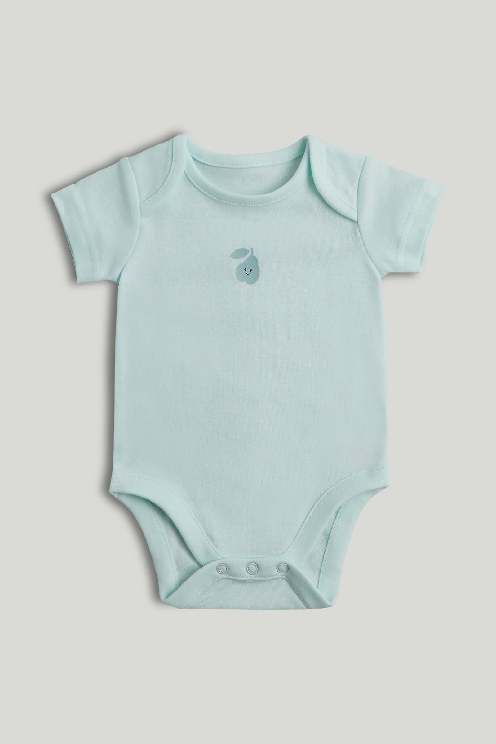 mothercare 5 pack breakfast friends short sleeved bodysuits