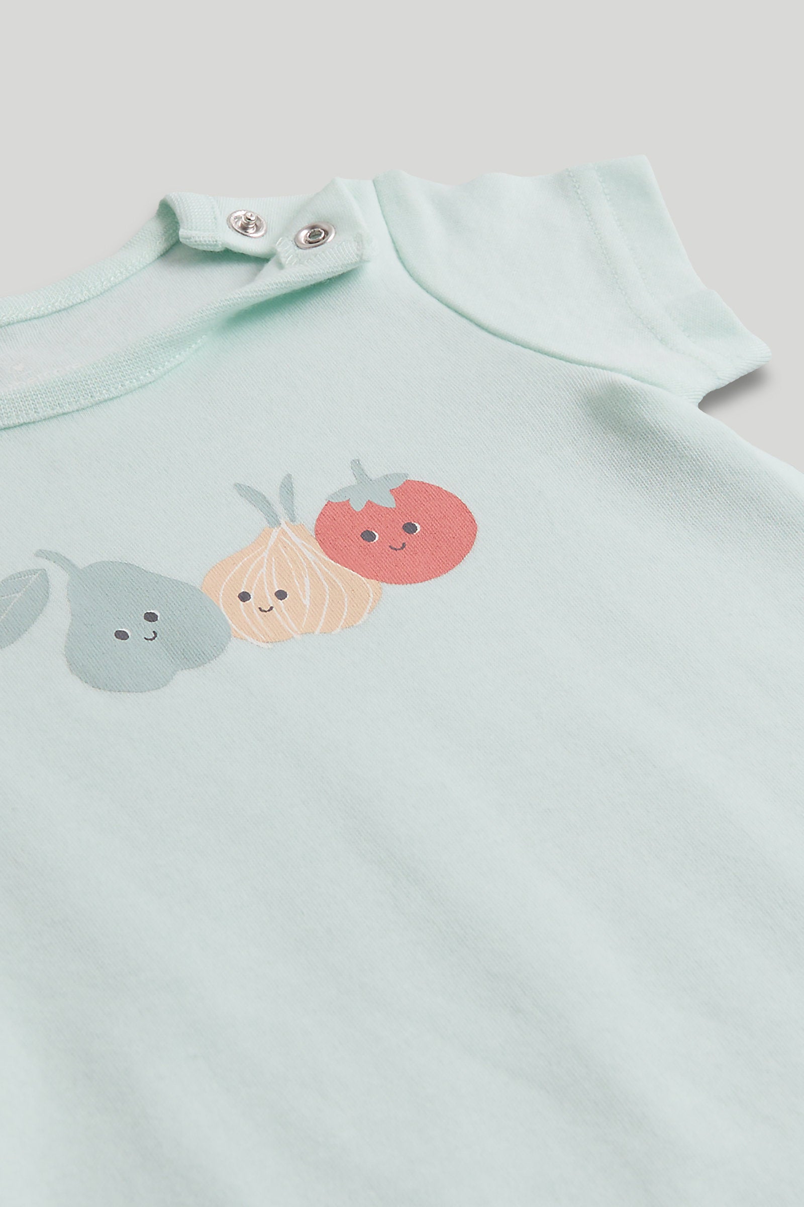 mothercare 2 pack breakfast friends rompers