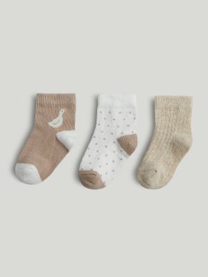 mothercare 3 pack goose baby socks