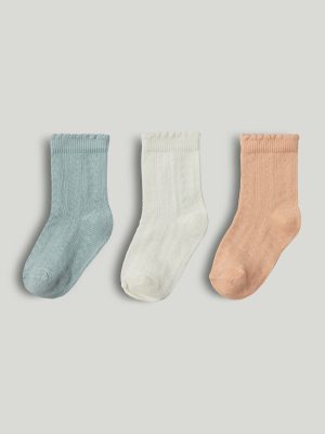 mothercare 3 pack textured baby socks