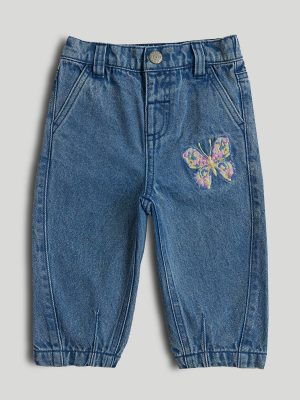 mothercare barrel leg denim jeans
