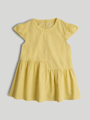 mothercare yellow cotton dress