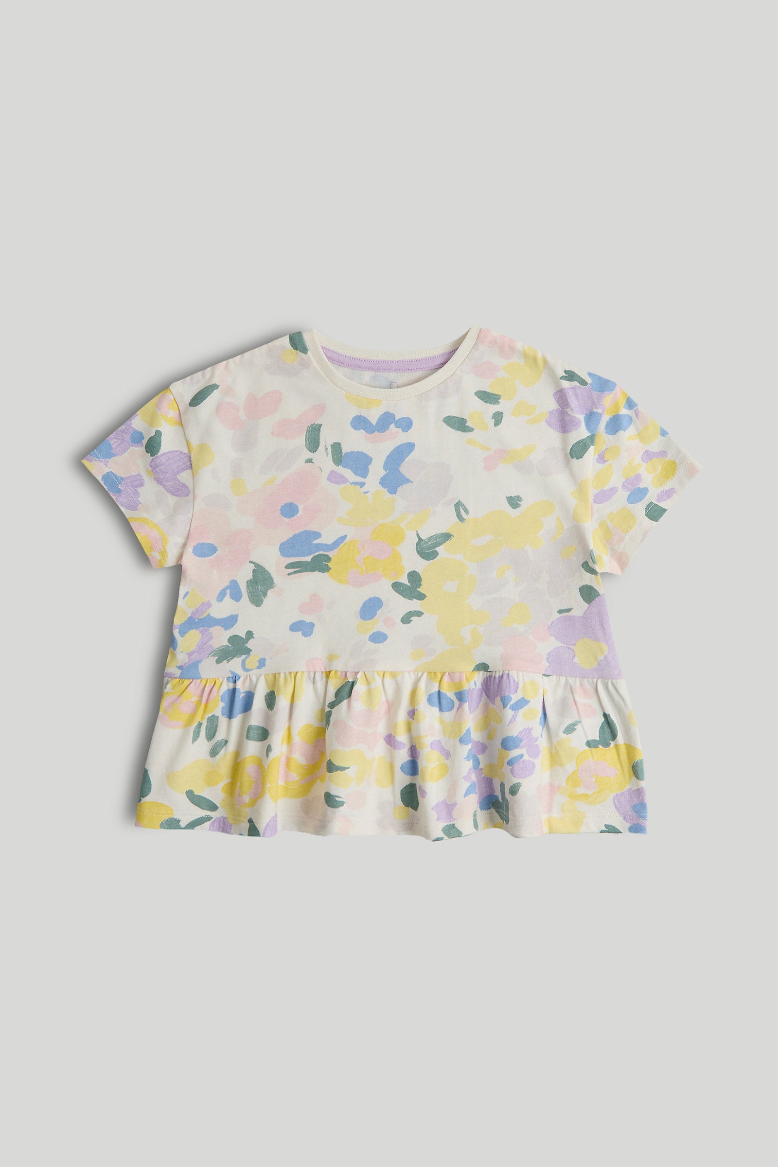 mothercare 3 pack peplum t shirts