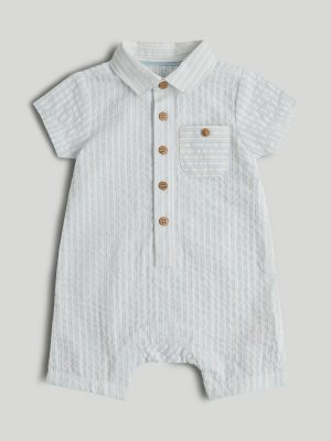 mothercare my first blue romper