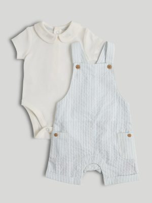 mothercare my first bibshorts and bodysuit outfit