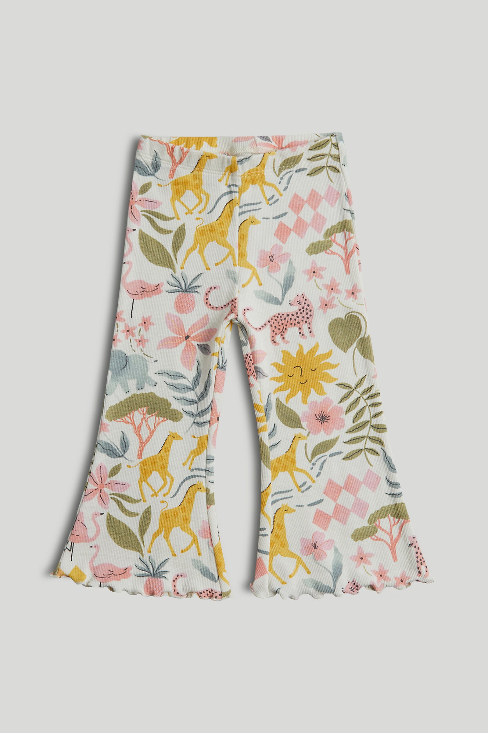 mothercare ribbed flared leggings 3 pack