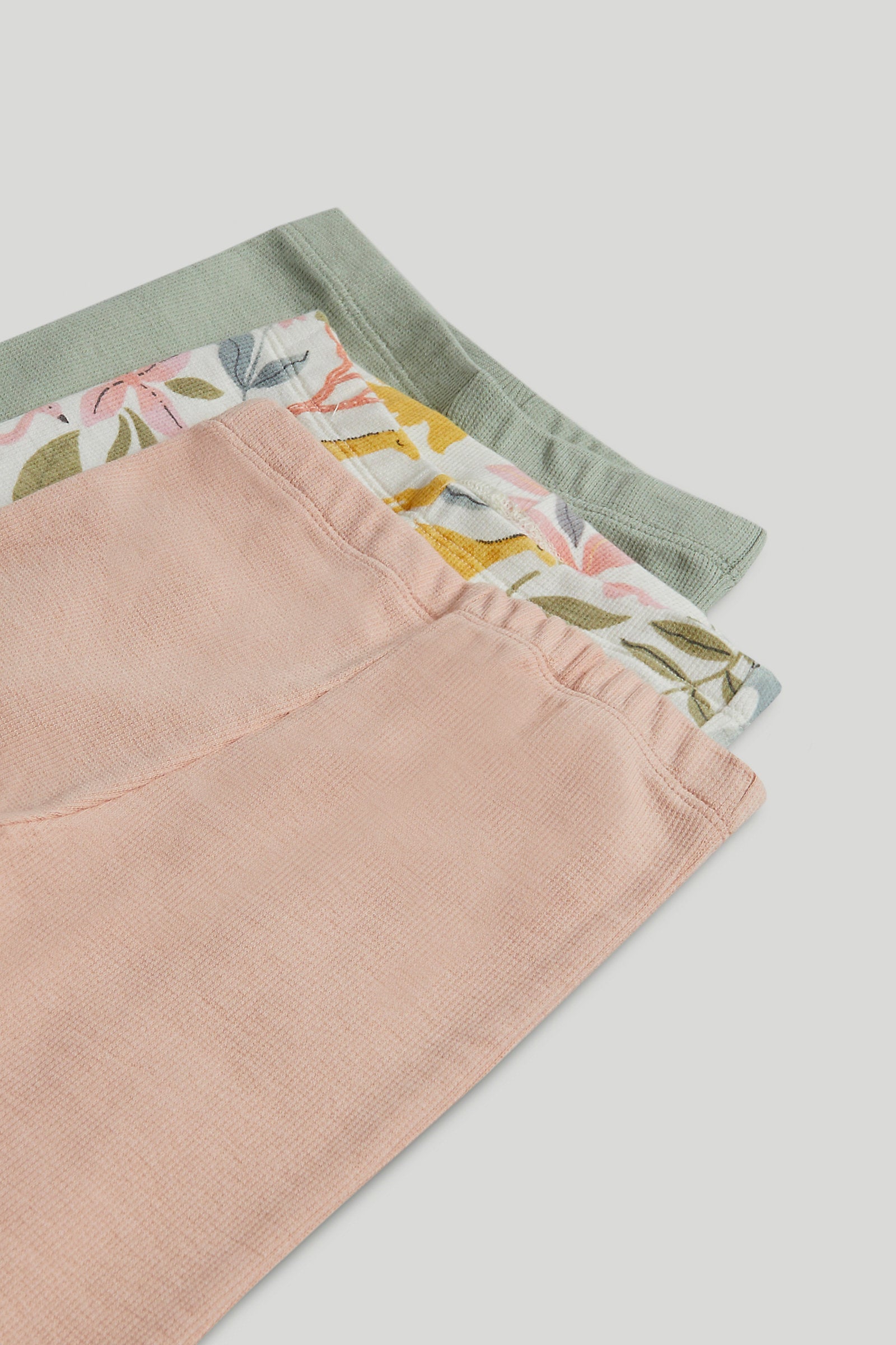 mothercare ribbed flared leggings 3 pack