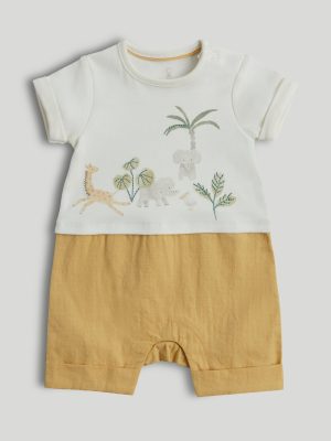 mothercare safari romper